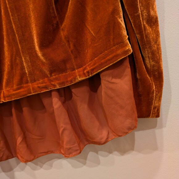 Burnt orange Velvet/Beaded Blazer - Picture 8 of 8